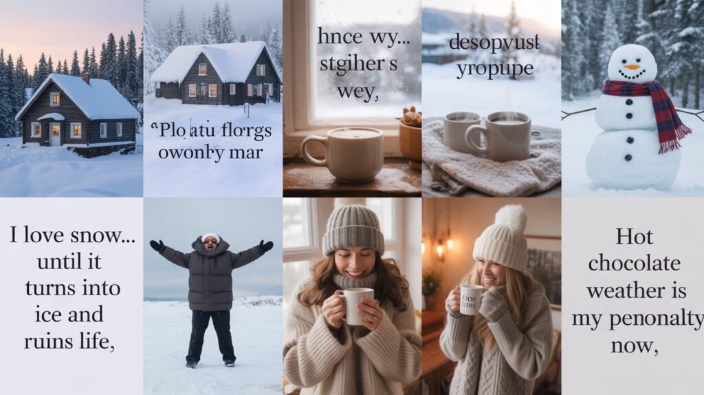 Short and Witty Snow Quotes Perfect for Instagram Captions