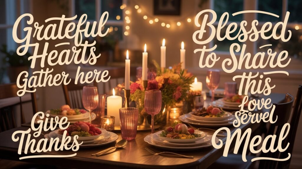 Blessings for Dinner with Family and Loved Ones