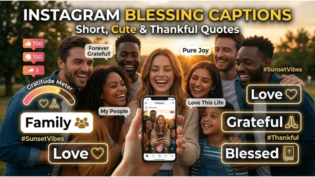 Grateful & Thankful Captions for Every Mood