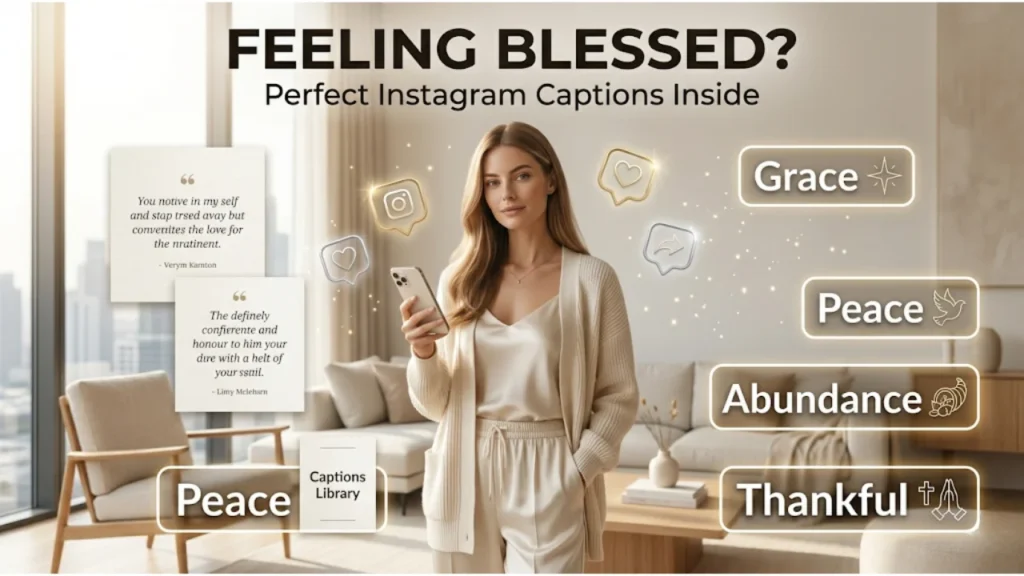 Cute & Aesthetic Blessed Captions for Instagram
