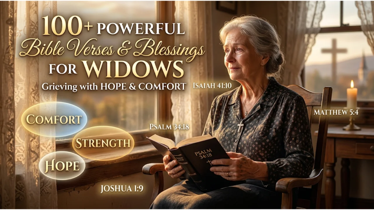 100+ Powerful Bible Verses & Blessings for Widows to Bring Comfort, Strength & Hope
