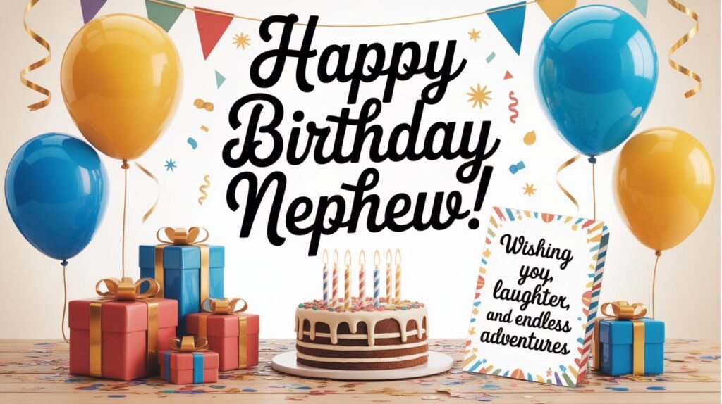 Inspirational Birthday Blessings for Nephew to Motivate & Uplift Him