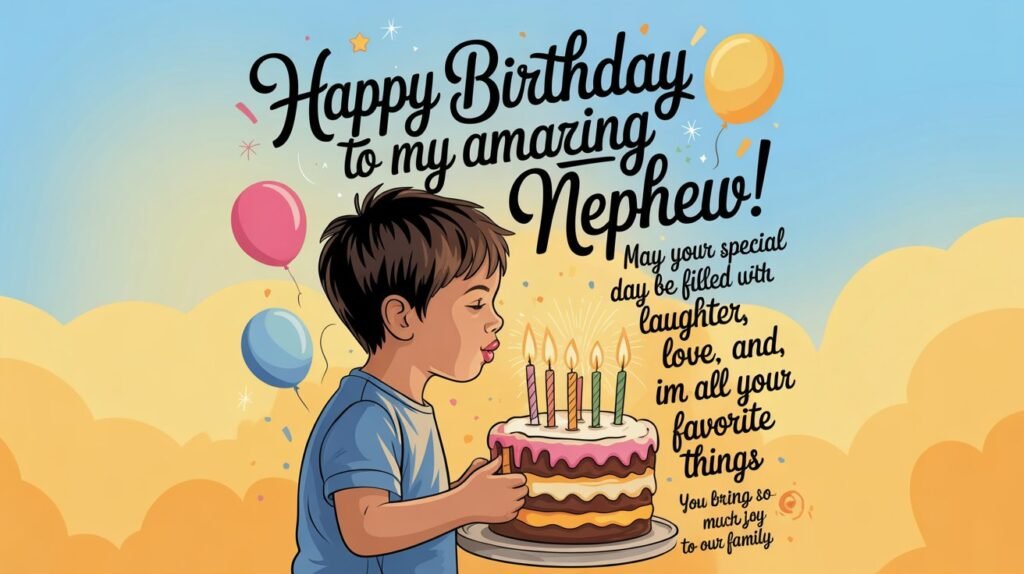 Religious & Spiritual Birthday Blessings for Nephew