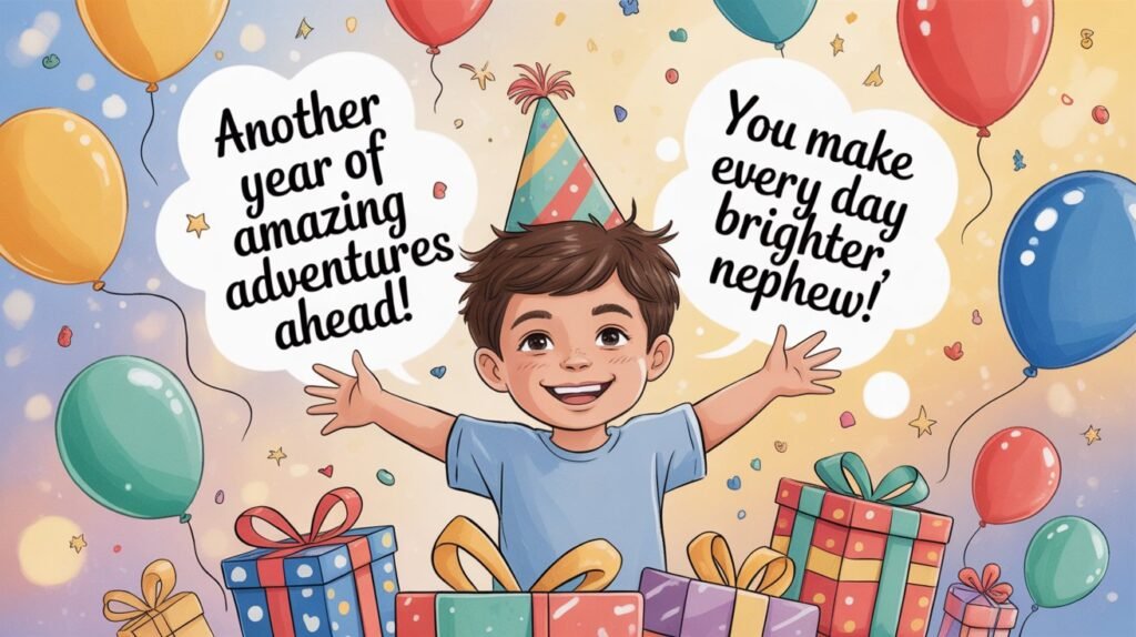 Quick Birthday Blessing Text Messages for Nephew