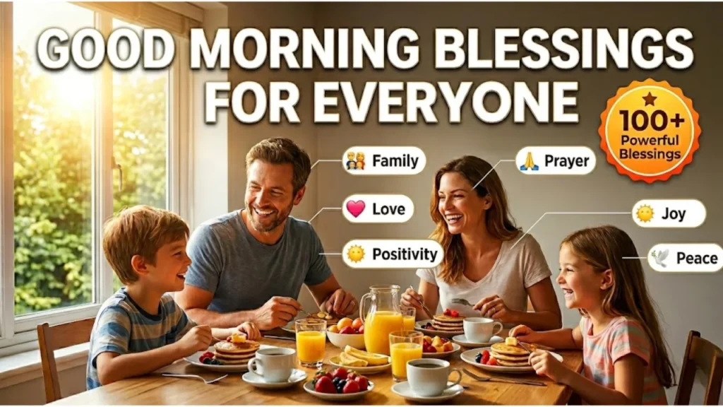 Good Morning Blessings for Every Day of the Week